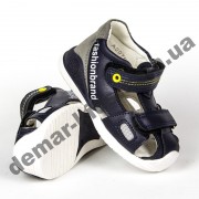 Детские босоножки Jong Golf  A2980-2 сине-желтые