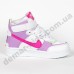 Детские высокие кроссовки хайтопы Nike B53-8 фиолет 27-32