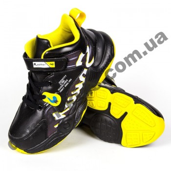 Детские кроссовки R-Walker черно-желтые  ( 32-37 ) 