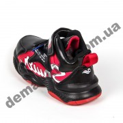 Детские кроссовки R-Walker черно-красные ( 32-37 ) 