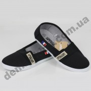 Детские слипоны SLIP ON Super-gear черные унисекс