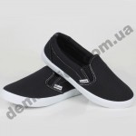 Детские слипоны SLIP ON Wink черные ( подросток )