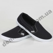 Детские слипоны SLIP ON Wink черные ( подросток )