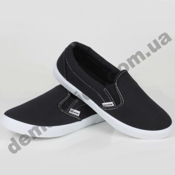 Детские слипоны SLIP ON Wink черные ( подросток )
