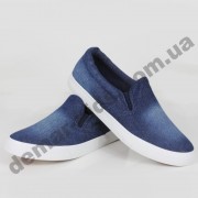 Детские слипоны SLIP ON Wink синие подошва полиуретан ( подросток )