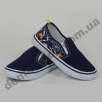Детские слипоны SLIP ON Wink сине-желтые