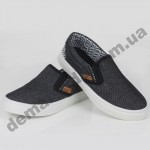 Детские слипоны SLIP ON Wink темно-серые