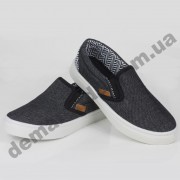 Детские слипоны SLIP ON Wink темно-серые