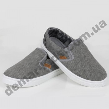 Детские слипоны SLIP ON Wink светло-серые