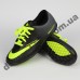 Детские футбольные сороконожки Nike черно-зеленые - 2