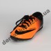 Детские футбольные сороконожки Nike оранжево-черные - 2