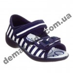 Детские босоножки-тапочки 3F Fredom For Feet Maja 3SA22/8 синие-белая полоска