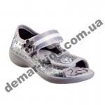 Детские босоножки-тапочки 3F Fredom For Feet Maja 3SA22/10 серебро
