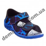 Детские босоножки-тапочки 3F Fredom For Feet Sfinks 3TR22/6 черно-синие