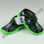 Детские тапочки 3F Fredom For Feet ŻABKA 2B5/8 серо-зеленые