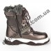 Детские термоботинки Том М C-T7903-B бронзовые 33-38