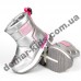 Детские дутики Том М C-T7700-E серебристо-розовые 23-28