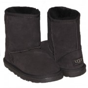 Детские угги UGG  KIDS CLASSIC SHORT (коричневый замш )