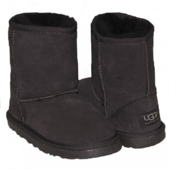 Детские угги UGG  KIDS CLASSIC SHORT (коричневый замш )