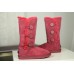 Подростковые / женские угги UGG Classic Tall пуговицы ( бордо )