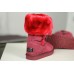 Подростковые / женские угги UGG Classic Tall пуговицы ( бордо )