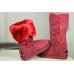 Подростковые / женские угги UGG Classic Tall пуговицы ( бордо )