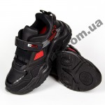 Детские кроссовки Baas K6158-1 черно-красные
