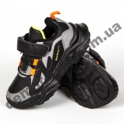 Детские кроссовки Baas K6802-11 черно-серые 25-30
