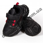 Детские кроссовки Baas K6802-1 черно-красные 25-30