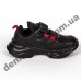 Детские кроссовки Baas K6802-1 черно-красные 25-30