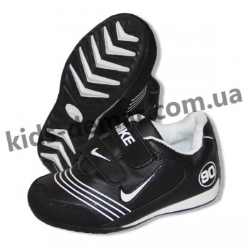 Детские кроссовки Nike черные 002( винил )
