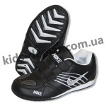 Детские кроссовки Nike черные 001( винил )