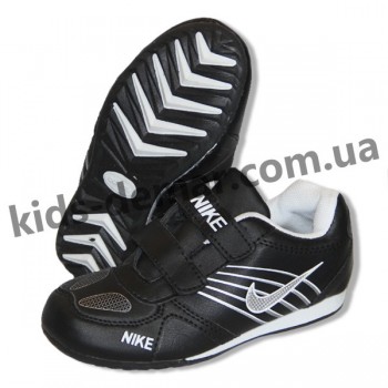 Детские кроссовки Nike черные 001( винил )