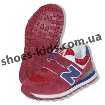 Детские кроссовки New Balance красно-синие