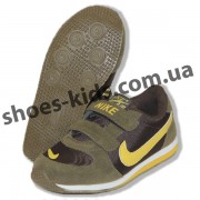 Детские кроссовки NIKE горчично-желтые