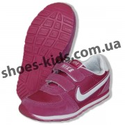 Детские кроссовки NIKE малиново-белые микропора