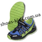 Детские кроссовки Salomon Speed Cross 2 черно-зеленые