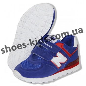 Детские кроссовки New Balance голубо-белые