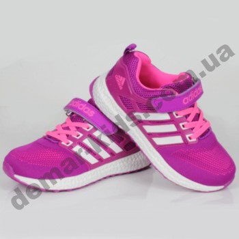 Детские кроссовки Adidas малиново-белые