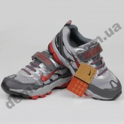 Детские кроссовки Nike серебристо-красные