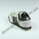 Детские кроссовки Adidas бежево-коричневые ( сквозная сетка )