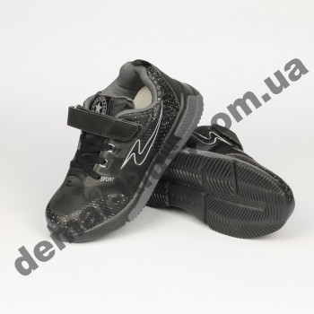 Детские кроссовки Bessky черные ( молния )