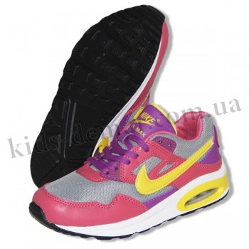 Детские кроссовки Nike Air Max теракотово-желтые