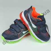 Детские кроссовки MLV-kids сине-оранжевые