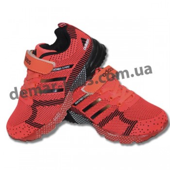 Детские кроссовки Adidas Marathon flyknit яркий-терракот 