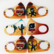 Детские многоразовые защитные маски для лица с логотипом Brawl Stars